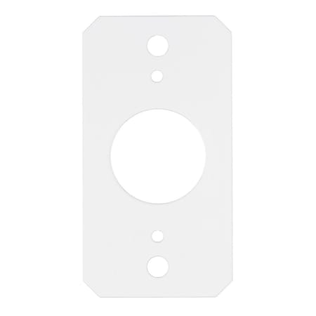 Hubbell Wiring Device-Kellems Center Sub Plate, 1 Gang, Rectangular, Steel S1R10CSPJ